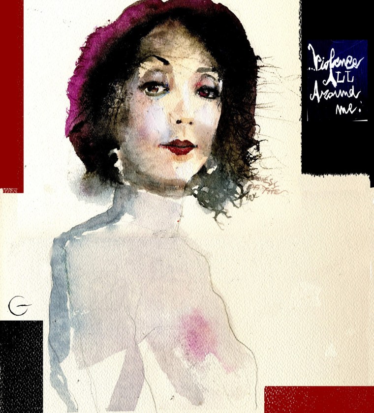 Joyce Carol Oates/portrait/La Stampa