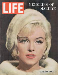 LIFE cover 8-17-1962: Memories of Marilyn.